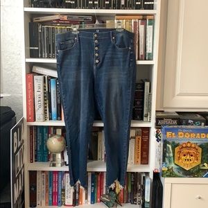 Gap High Rise True Skinny Jeans - Size 34